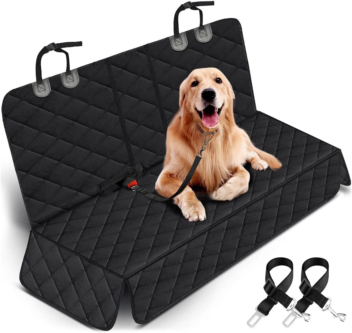Waterproof Dog Car Seat Cover | Non-Slip Back Seat Protector for Cars, SUVs & Trucks
