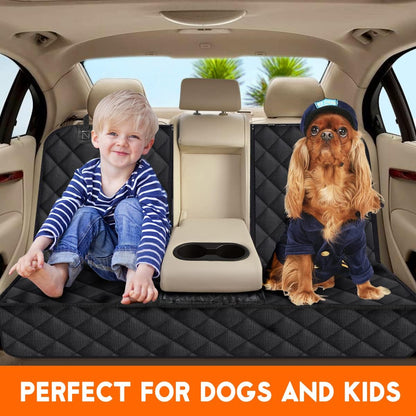 Waterproof Dog Car Seat Cover | Non-Slip Back Seat Protector for Cars, SUVs & Trucks