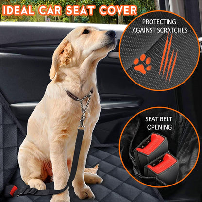 Waterproof Dog Car Seat Cover | Non-Slip Back Seat Protector for Cars, SUVs & Trucks