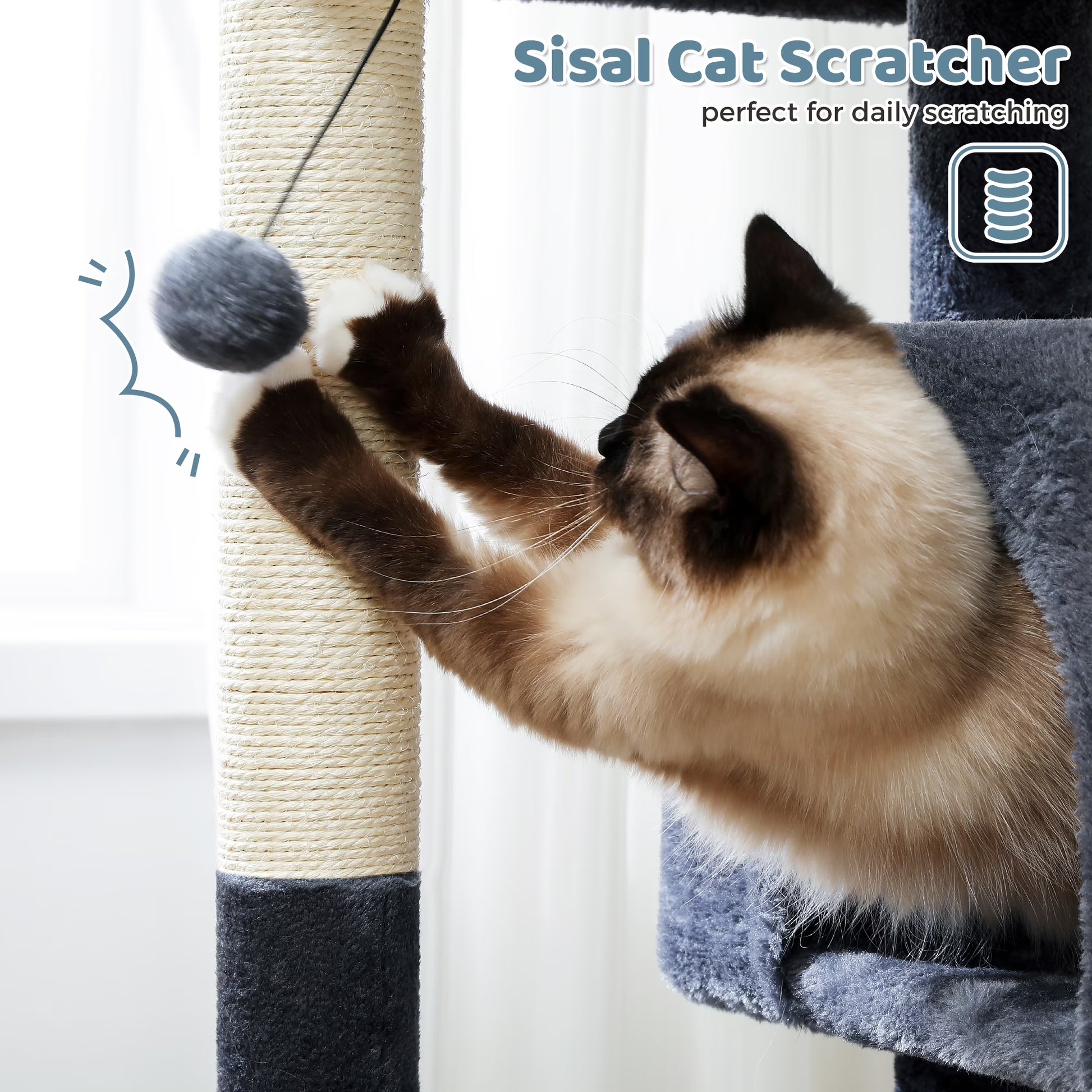 Cat Tree for Large Cats Cat Tower for Indoor